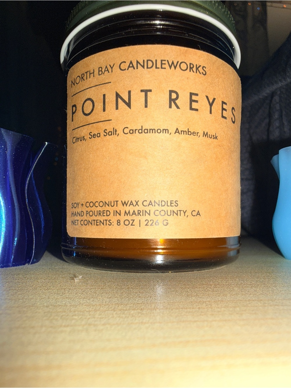 Point Reyes Soy + Coconut Wax Candle — Amber Brown (North Bay Candleworks)